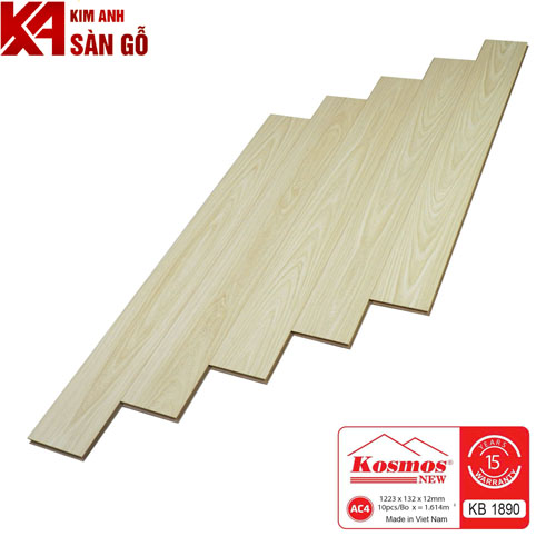 Sàn Gỗ Công Nghiệp 12MM KOSMOS-KB 1890